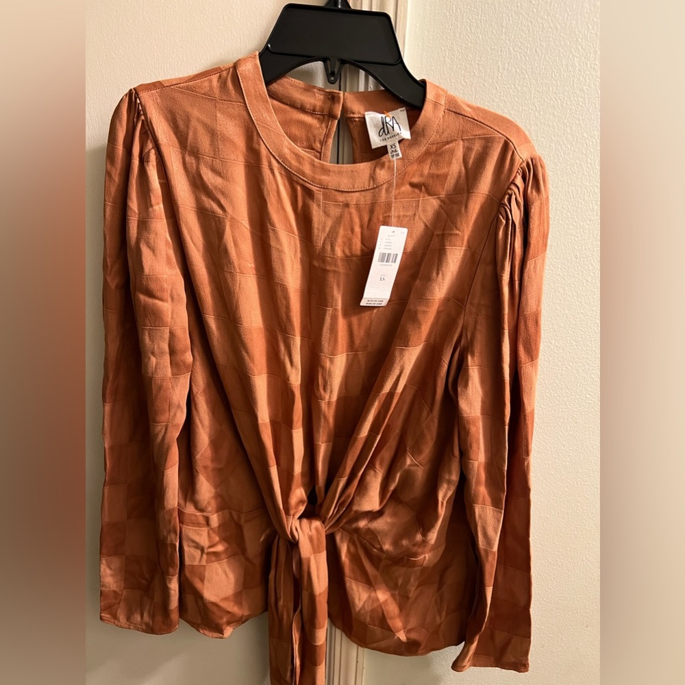 NWT Anthropologie dRA Textured Wrap Top